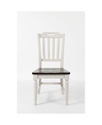 Orchard Park Farmhouse Solid Rubberwood Slatback Chair