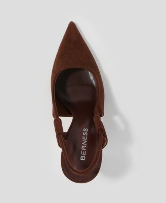 women's Euphemie Microfiber Suede Slingback Pumps