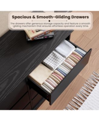 9-Drawer Dresser for Bedroom, Large Double Chest of Drawers with Deep Storage & Wide Top