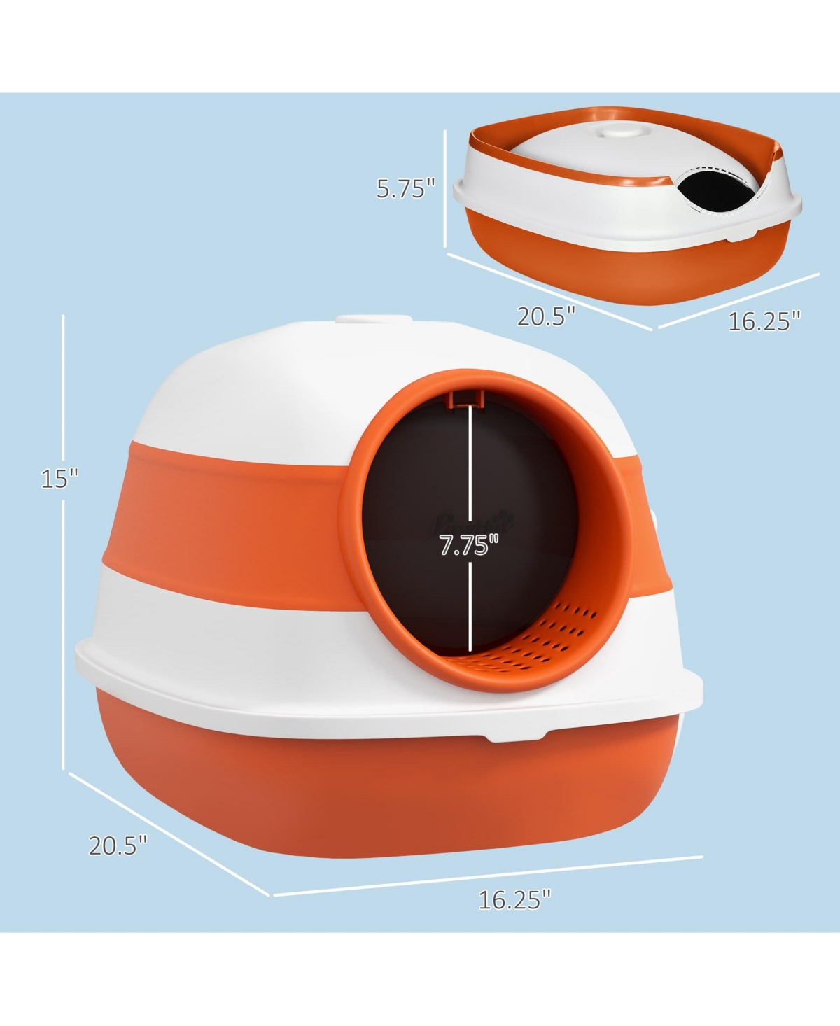 Zeus & Ruta Cat Litter Box Covered Litter Box