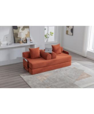 Foldable & Compressible Sofa with Metal Frame for Small Spaces