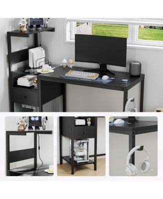 Multi-Functional Computer Desk with Power & Storage