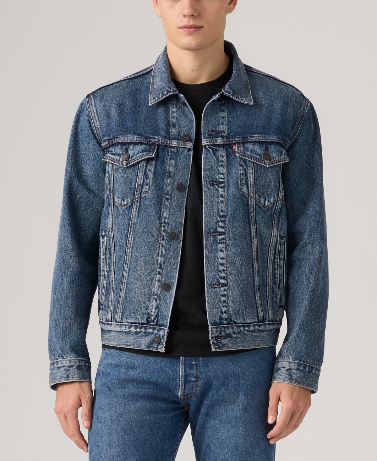 Levi's Men's Regular Fit Stretch Denim Trucker Jacket
