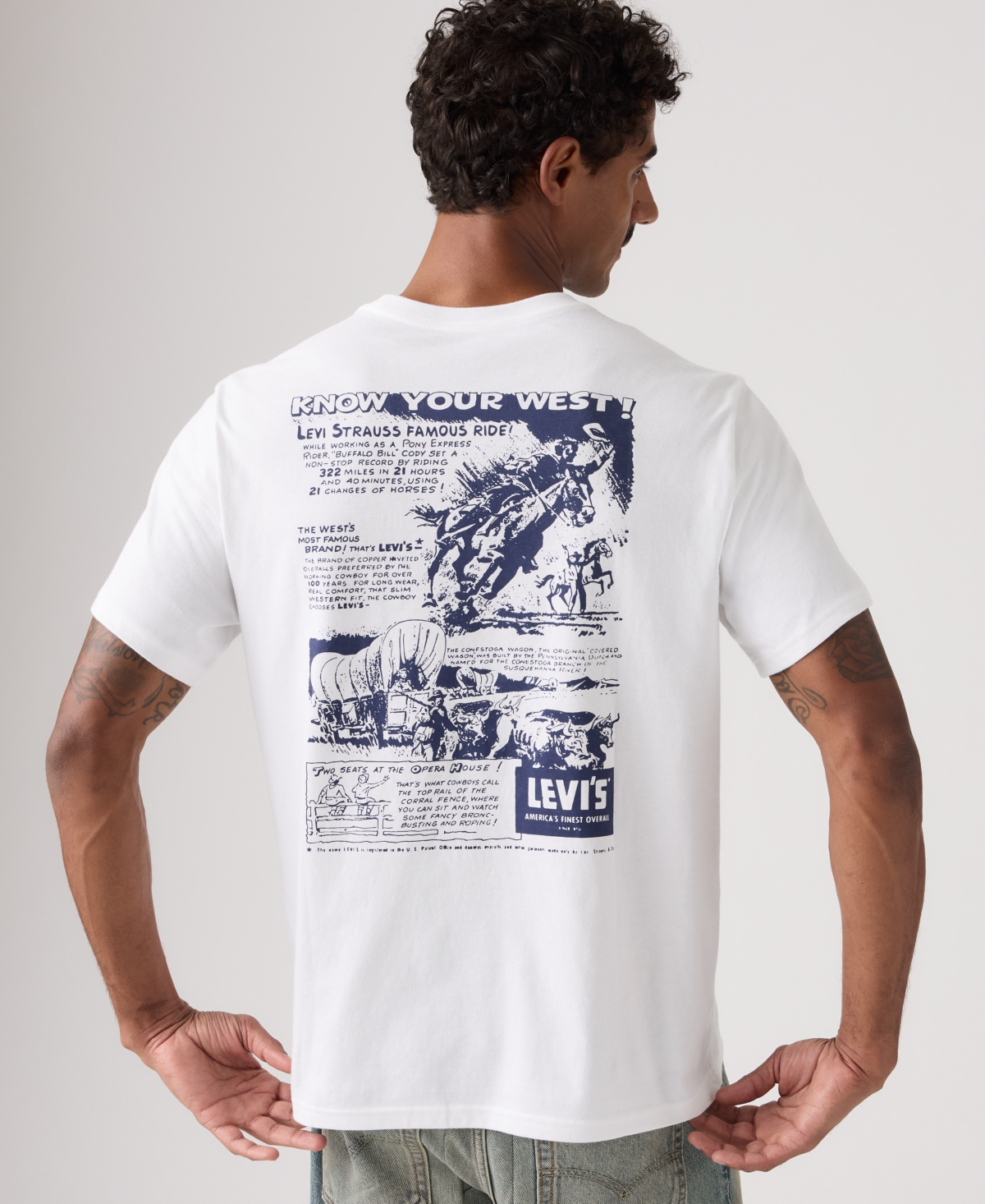 Levi's Men's Relaxed-Fit Short-Sleeve Graphic T-Shirt - White