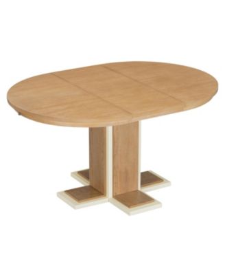 Extendable Oval Dining Table, Solid