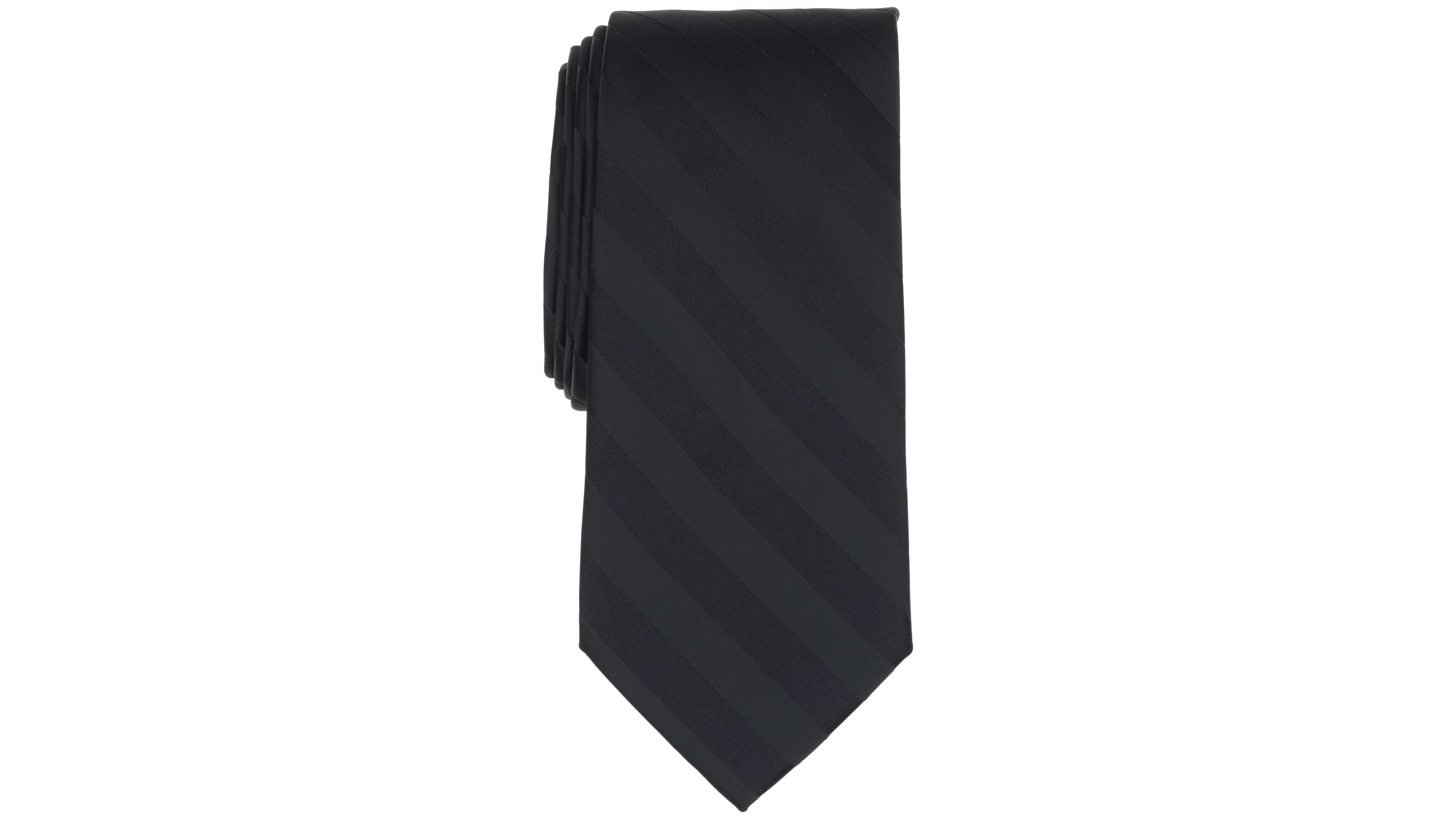Perry Ellis Men's Satin Stripe Solid Tie