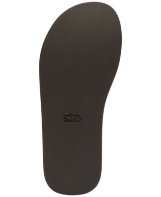 Women's Sculpted C Platform Suede Round Toe Thong Sandals