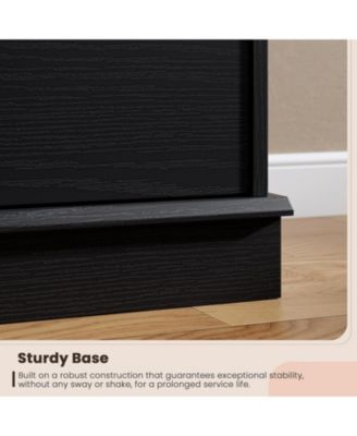 5-Drawer Tall Dresser for Bedroom, Wooden Chest of Drawers with Deep Storage for Living Room