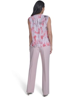 Women's Sleeveless Textured Top