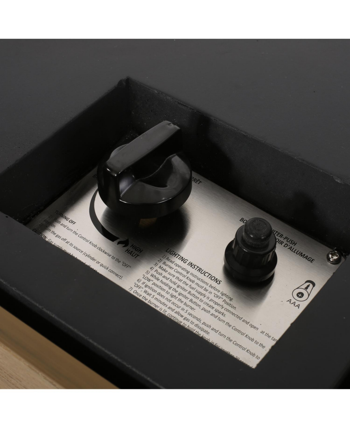 Streamdale Furniture Archie Square Wpc Fire Pit Base