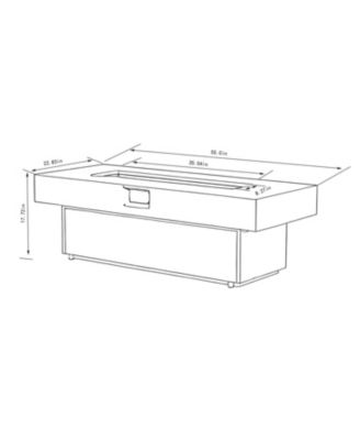 Tabletop Propane Fire Pit Table