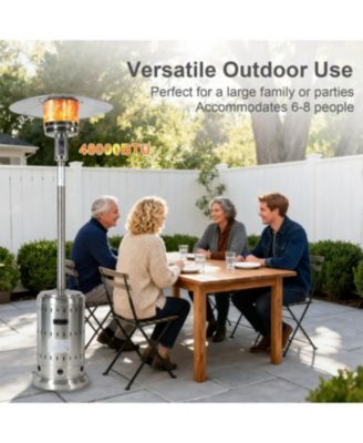 Streamdale Outdoor 48, 000 BTU Propane Patio Heater with Wheels & Cover