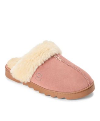 Women's Helena Genuine Suede Scuff House Shoe Slipper