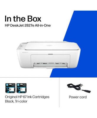 DeskJet 2827e All-in-One AI Enabled Printer with 3 Months of Instant Ink