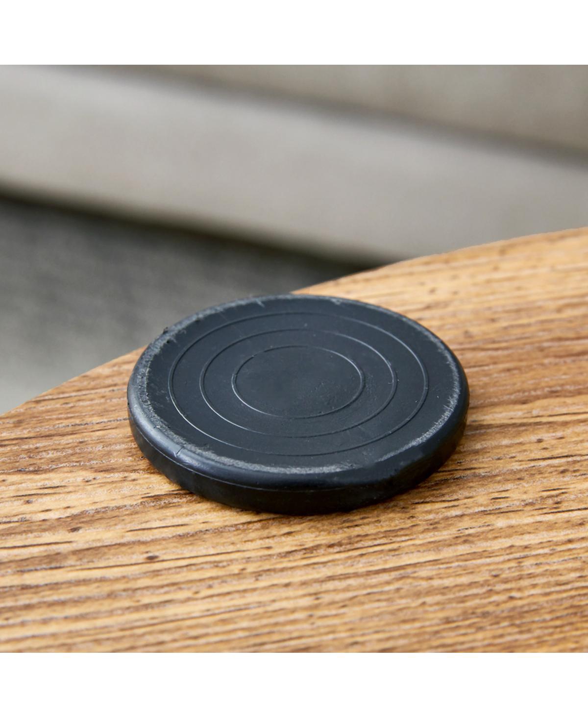 Streamdale Furniture Wood Grain Mdf Round Coffee Table - 19.6" D, 18.8" H