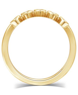 Cubic Zirconia Stack Ring