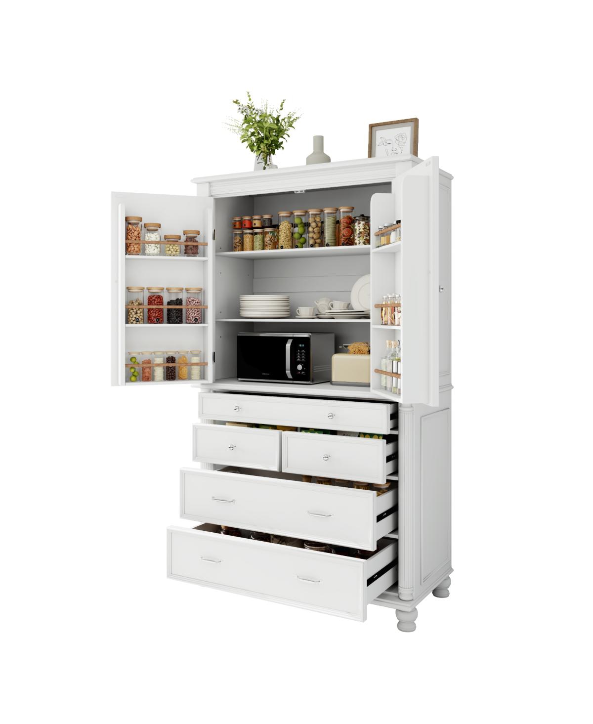 Streamdale Furniture Freestanding Large Kitchen Pantry