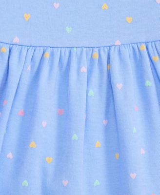Baby Girls' Multi-Hearts-Print Dress