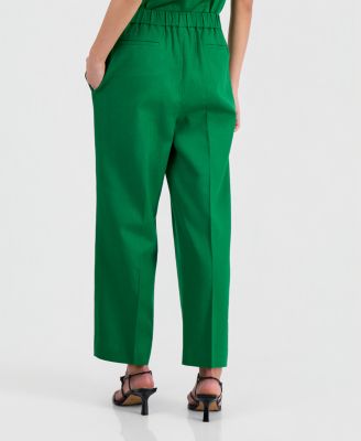 Women's Pull-On Linen-Blend Pants