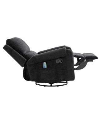 Manual Recliner Massage Chair w/ Side Storage Pocket