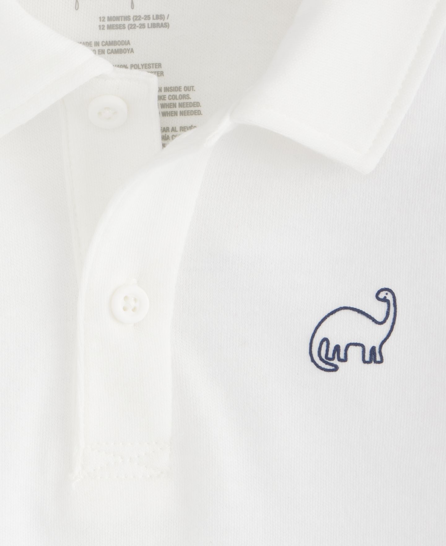 Поло First Impressions Dino Polo Shirt для мальчиков-малышей — фото 2