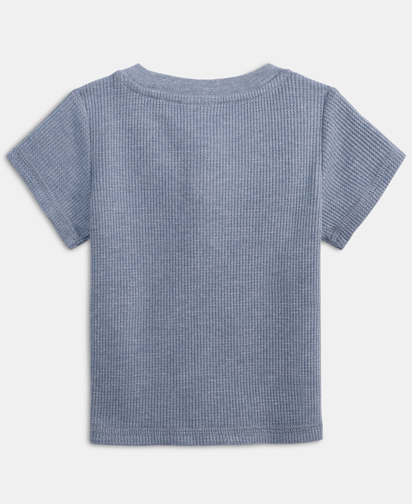 Футболка First Impressions Mix and Match Heathered Waffled Henley T-Shirt для мальчиков-малышей — фото 3