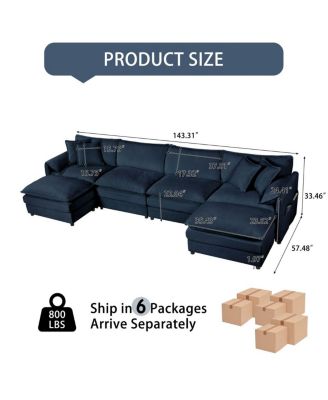  Chenille Modular Sofa: Ultimate Comfort, Customizable, Modern Design