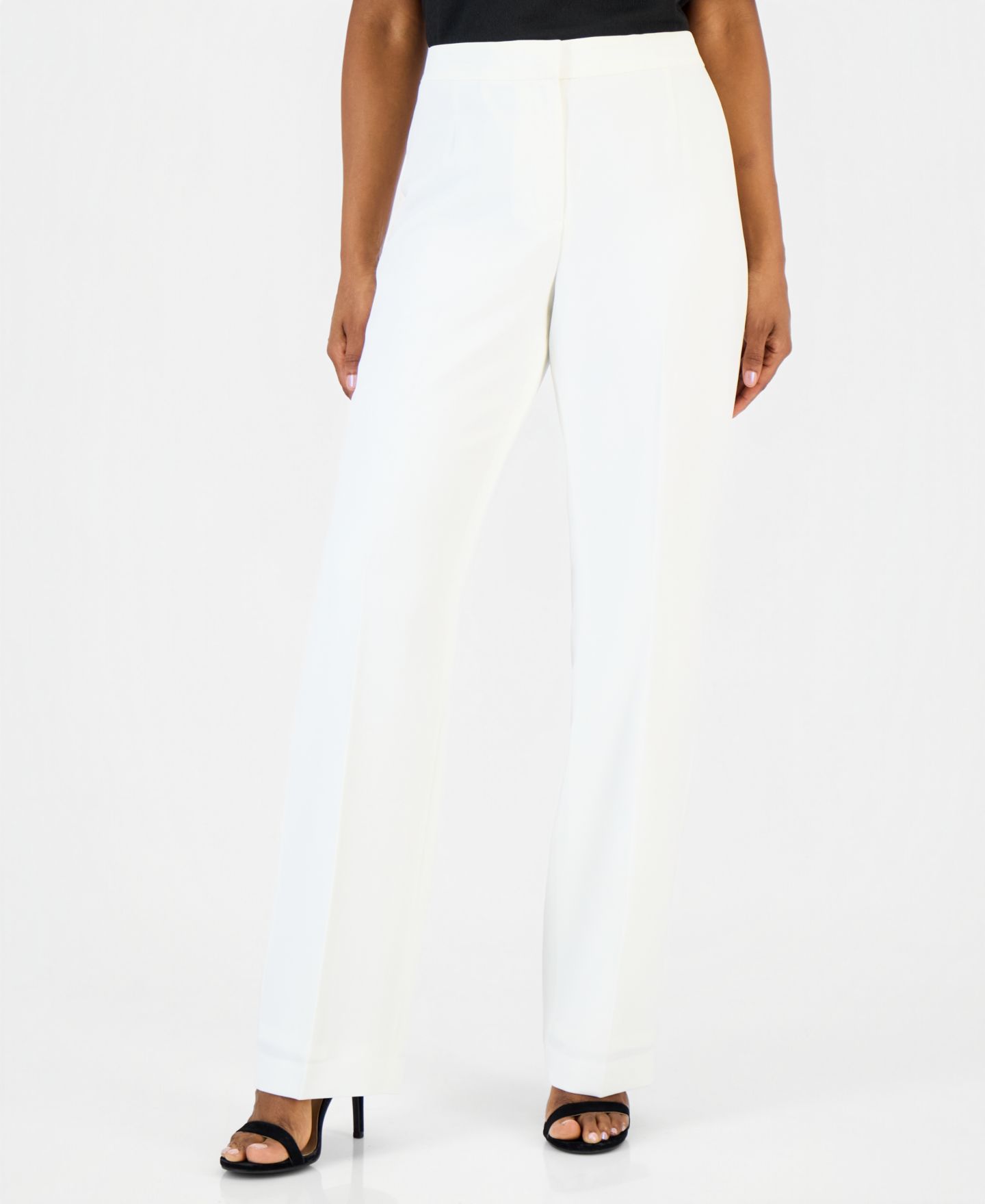 Женские брюки Kasper Kate Straight Leg Pant, цвет: Ванильный ледяной — фото 9