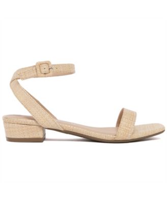 Women's Umpire Ankle Strap Block Heel Sandals