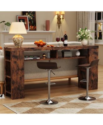  180cm Super Long Desk with 2AC+2USB+1TC Socket and 5 Shelves