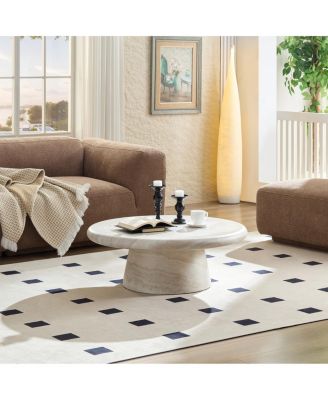 Modern Round Coffee Table, Perfect for Living Room Decor