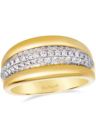 Vanilla Diamond (23/50 ct. t.w.) Ring in 14k Honey Gold