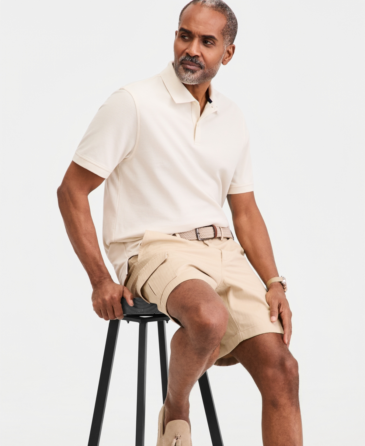 Club Room Men's Classic Fit Performance Stretch Polo