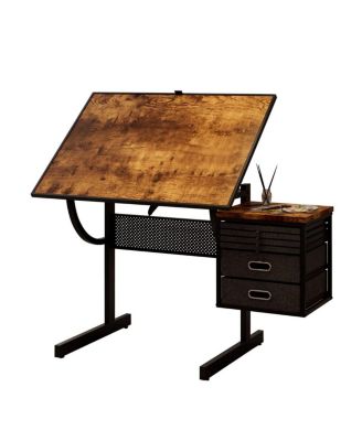 1500pc Jigsaw Puzzle Table for Adults - Black, with 4 Trays & 2 Storage Drawers