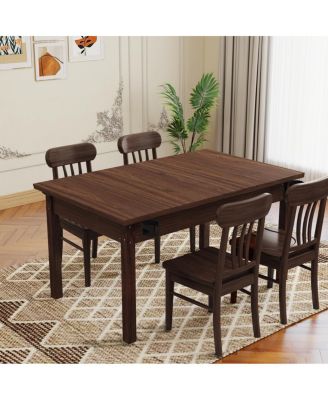 63"x40" Board Game Table w/Removable Top for 4-6 Players, Dining/Gaming Table