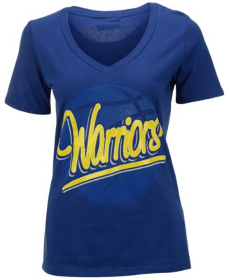 5th & Ocean Women's Golden State Warriors Glitter Basketball T-Shirt ...