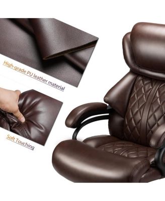 Streamdale  Furniture 500lbs Big and Tall Office Chair for Heavy People Executive Computer Desk Chair