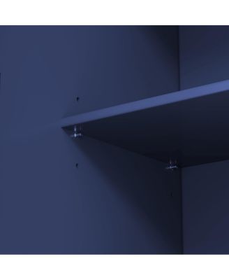 Farmhouse Kitchen Pantry Cabinet with 3 Adjustable Shelves, 8 Door Shelves, 3 Drawers