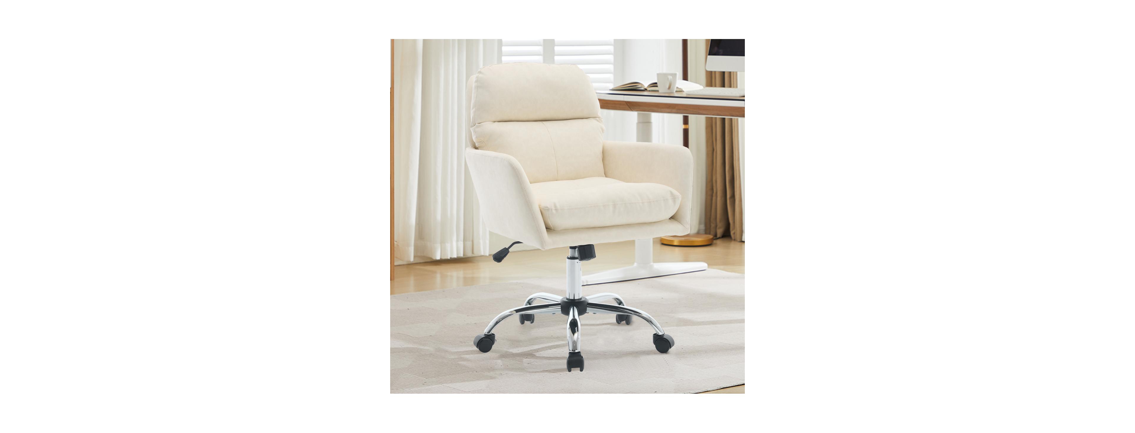 Streamdale Furniture High-Strength Metal Pu Leather Ergonomic Office Chair