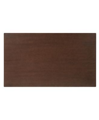 Streamdale 7-Piece Modern Dining Set - Solid Wood Table & Upholstered Chairs, Walnut Finish