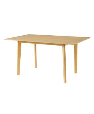 Streamdale 7-Piece Modern Dining Set - Solid Wood Table & Upholstered Chairs, Walnut Finish