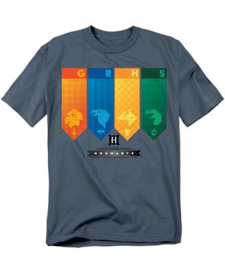 Men's Hogwarts House Color Banners T Shirt