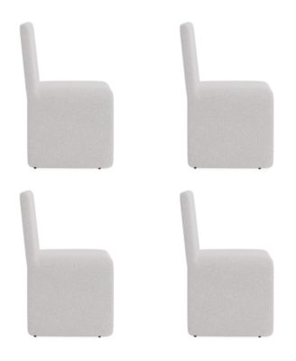 Emila 4-Pc. Fabric Upholstered Dining Chair Set