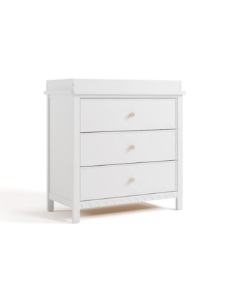 Sasha 3 Drawer Chest with Changing Topper