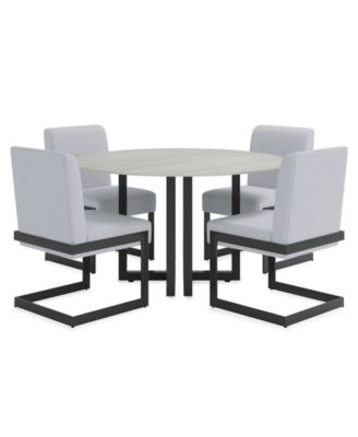 Emila 5-Pc. Dining Set (Round Table & 4 Chairs), Created for Macy's