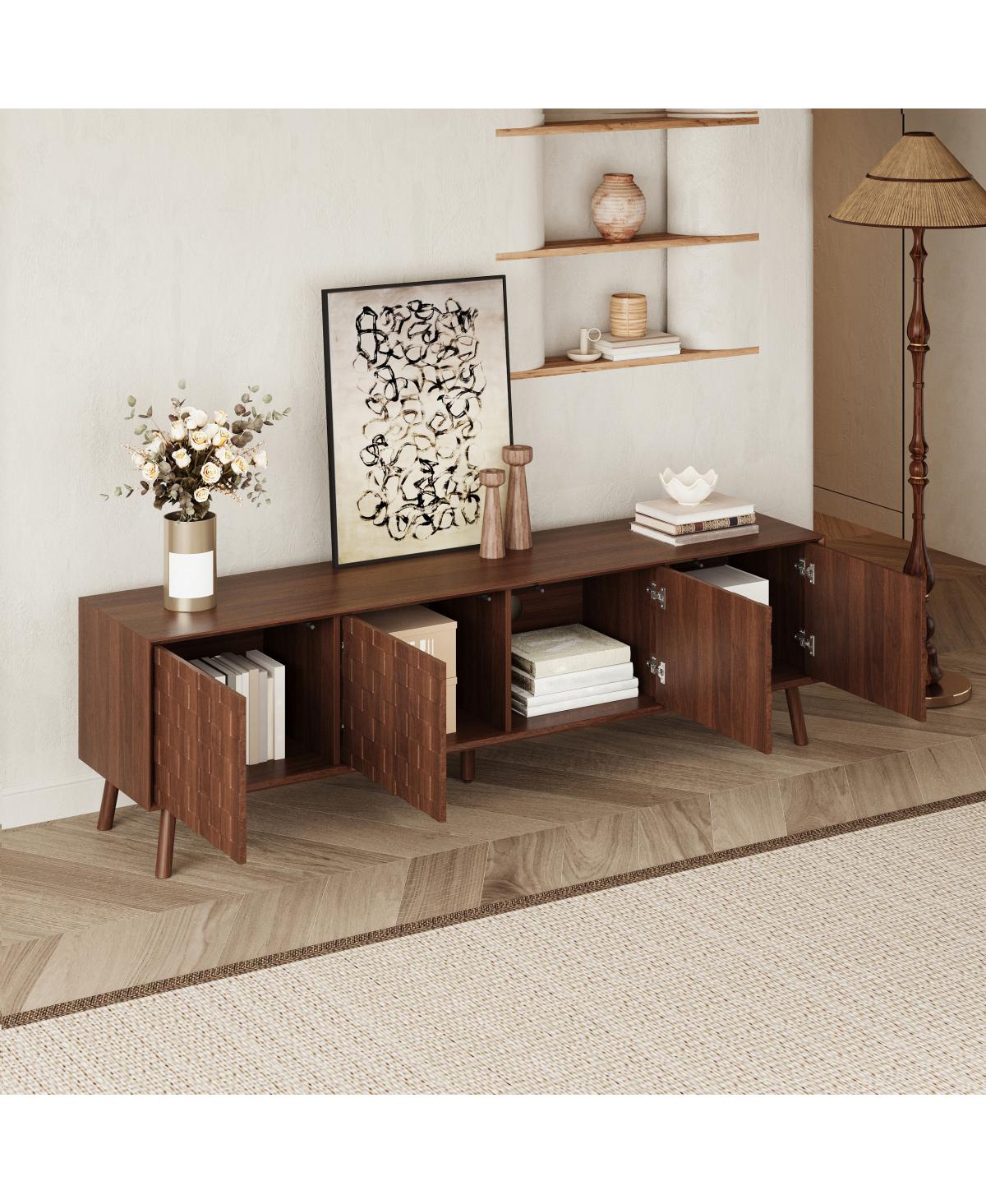 Streamdale Furniture Streamdale Modern Tv Stand for TVs up to 80 inches