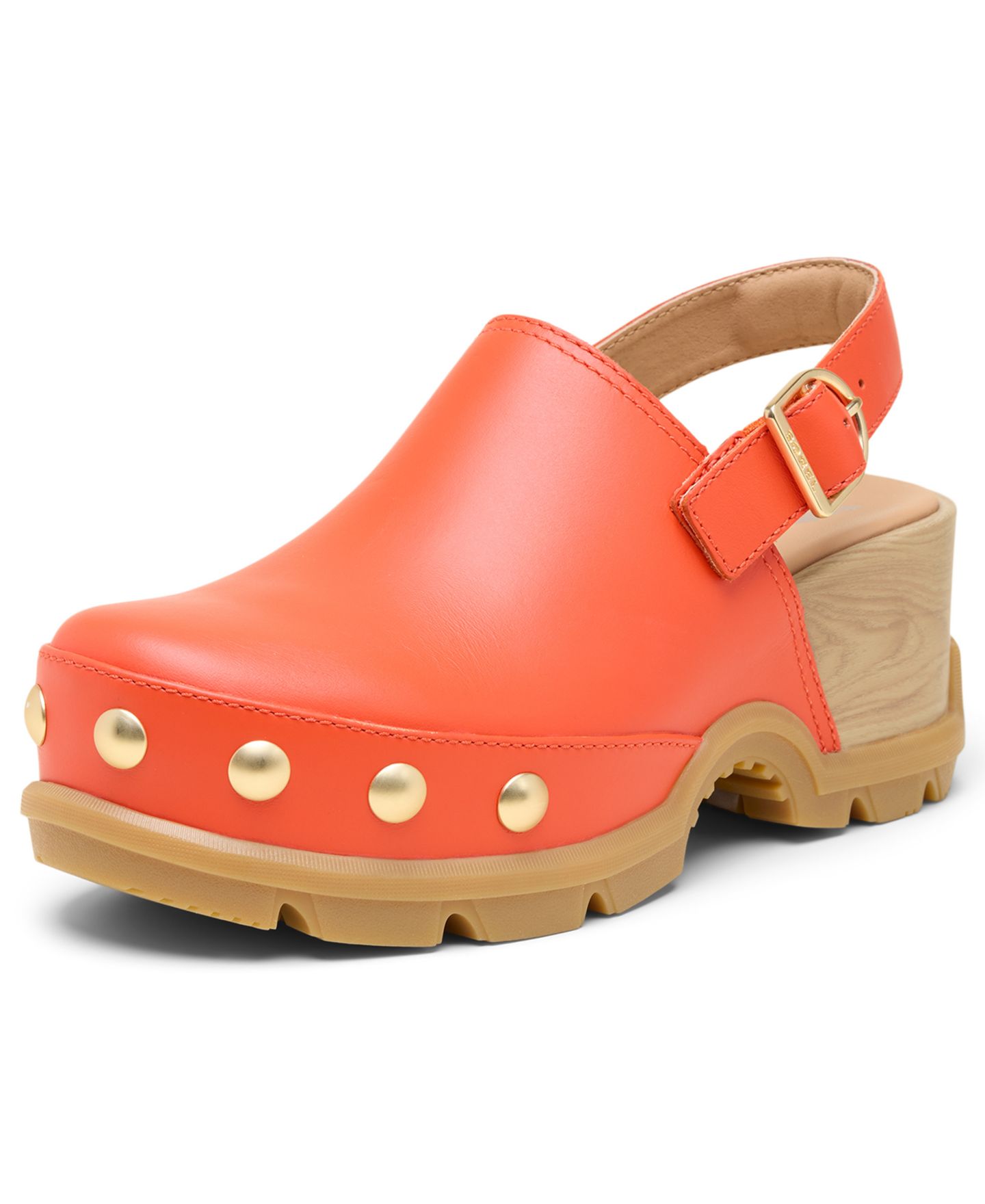 Женские сабо Sorel Roam'N RVT Studded, цвет: Малиновый / Карамельный — фото 8
