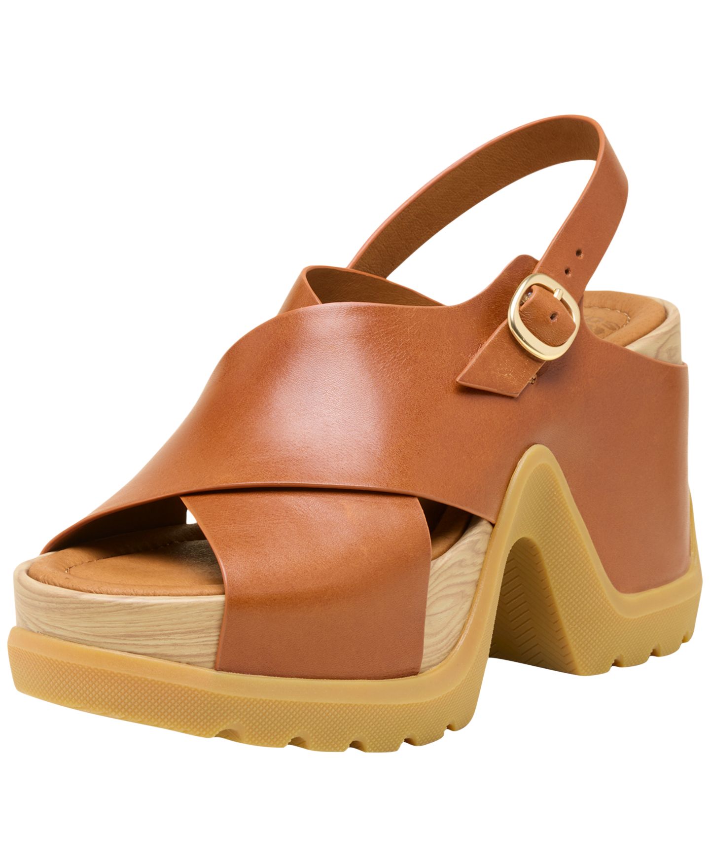 Женские сандалии Sorel Roam'N Rise Heel, цвет: Чайный / Карамельный — фото 7