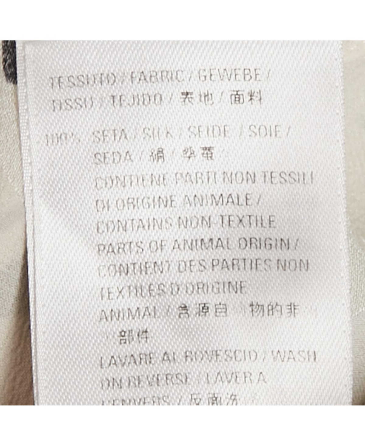 Pre-Owned Balenciaga Women's White Logo Scribble Print Silk Loose Fit Shirt