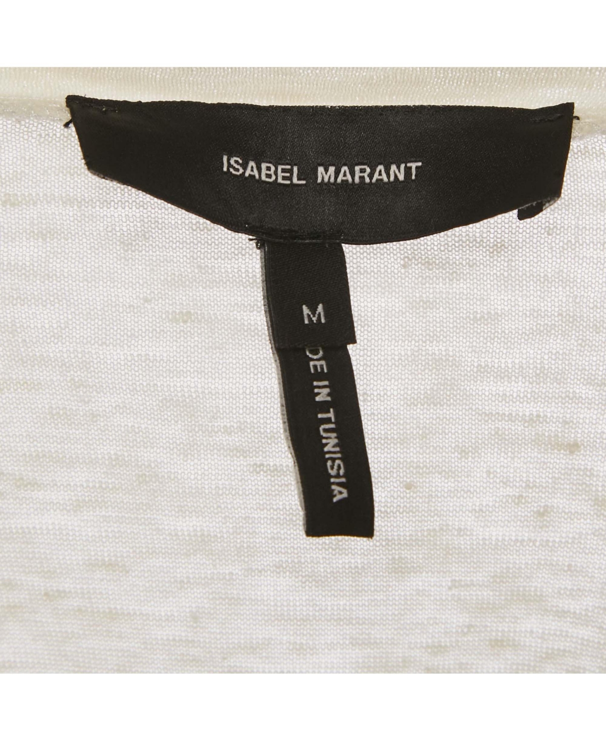Pre-Owned Isabel Marant Women's Off-White Jersey T-Shirt